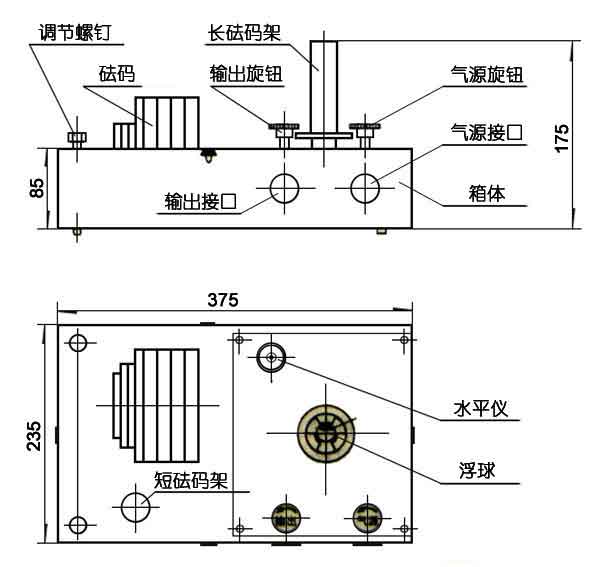 浮球式压力计尺寸